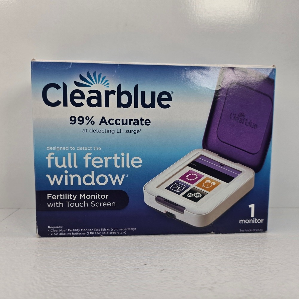 Clearblue Fertility Monitor with Touch‎ Screen 99% Accurate LH Surge Detection